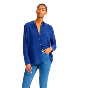 Everlane Clean Silk Relaxed Buttondown